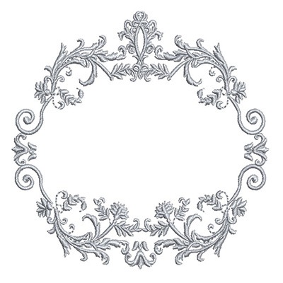 Matriz de matriz Matriz De Bordado Moldura Provençal 85
